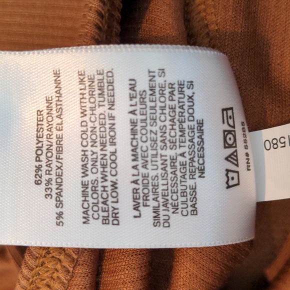 Express Ribbed Ruffled Off the Shoulder Bodysuit - Picture 7 of 8